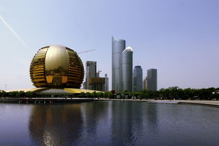 建设中的杭州钱江新城.... 祝贺明清玉蕴老师重返旅游版